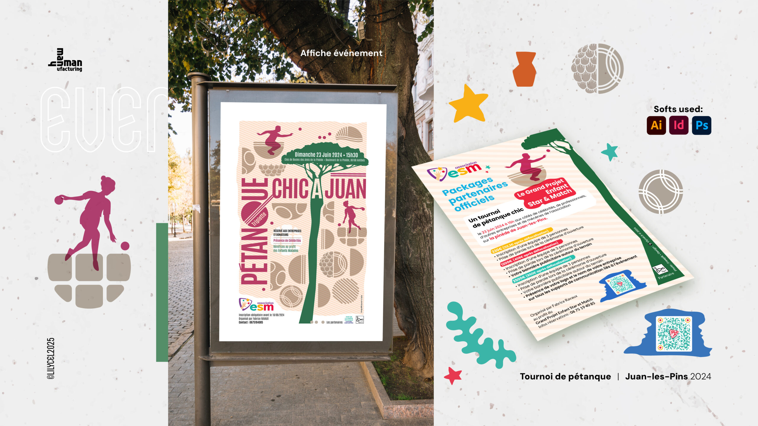 portfolio 2025 affiche illustrée